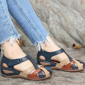 ✨🩰【Προσφορά αλλαγής σεζόν】【35-43】Γυναικεία άνετα ρωμαϊκά σανδάλια από μαλακό δέρμα