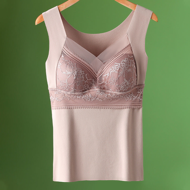 🔥❤️🔥【Compra 1 y llévate 1 gratis】【40-100 catties】Ropa interior de encaje de plumón de ganso de otoño e invierno para dar forma a la hermosa espalda