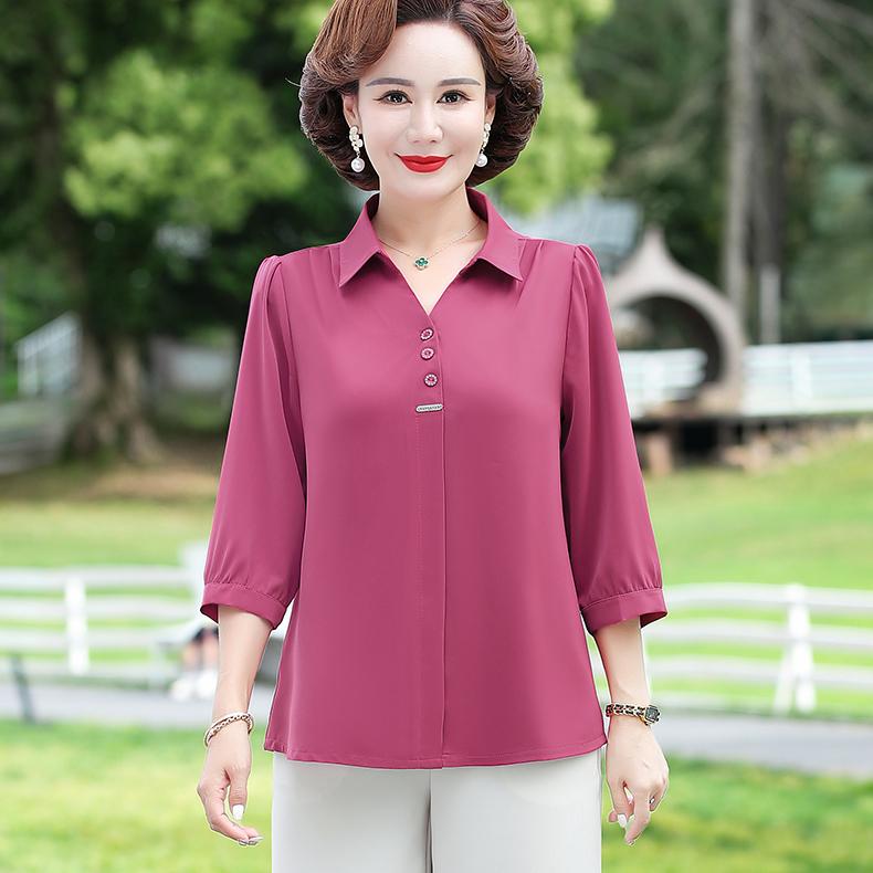 ✨💓Nueva y elegante camisa de gasa de manga larga