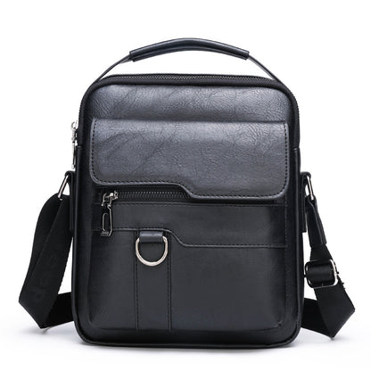 🔥Nueva promoción 👜 Bolsa moderna y casual de cuero para hombre, gran capacidad