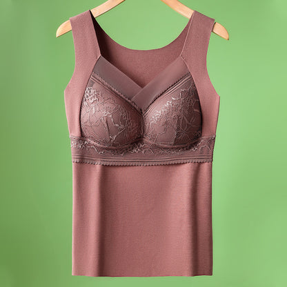 🔥❤️🔥【Compra 1 y llévate 1 gratis】【40-100 catties】Ropa interior de encaje de plumón de ganso de otoño e invierno para dar forma a la hermosa espalda