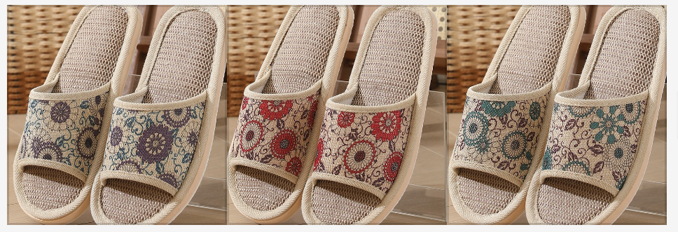 ✨💖【3 perechi】【37-40】2025 papuci noi din bumbac și in pentru femei, papuci pentru toate anotimpurile