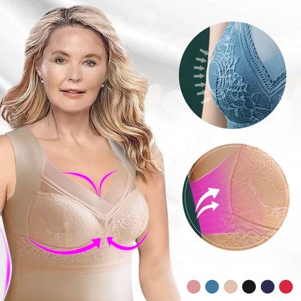 🔥❤️🔥【Compra 1 y llévate 1 gratis】【40-100 catties】Ropa interior de encaje de plumón de ganso de otoño e invierno para dar forma a la hermosa espalda