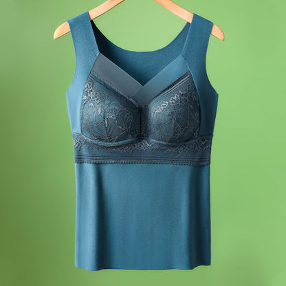 🔥❤️🔥【Compra 1 y llévate 1 gratis】【40-100 catties】Ropa interior de encaje de plumón de ganso de otoño e invierno para dar forma a la hermosa espalda