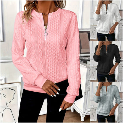 🎀🎀【S-2XL】 2025 Nuevo suéter con cremallera para mujer de otoño e invierno.