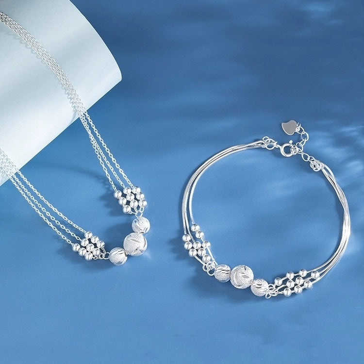 🔥【Kupite jedan, dobijte drugi GRATIS】🔥✨ Elegantna i luksuzna biserna ogrlica + narukvica set, donosi ti blistavu sreću