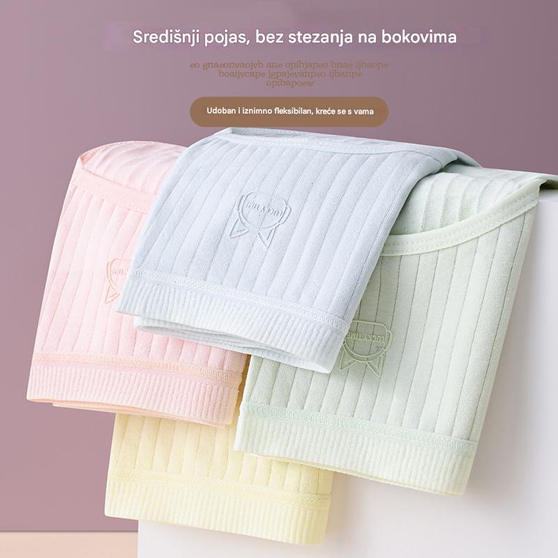 💓(7 kom) Jednostavno i napredno antibakterijsko žensko donje rublje s visokim strukom, za žene 70-180
