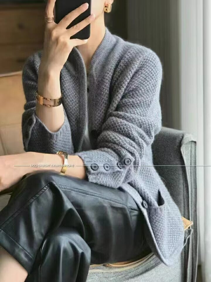 🔥🔥🌸【S-2XL】Jesen i zima novi francuski kardigan od kašmira u retro stilu